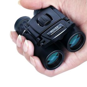 40x22 HD Powerful Binoculars 2000M Long Range Folding Mini Telescope BAK4 FMC Optics For Hunting Sports Outdoor Camping Travel (Color: black)